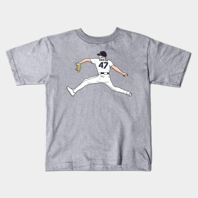 Brash and the pitch Kids T-Shirt by Rsclstar